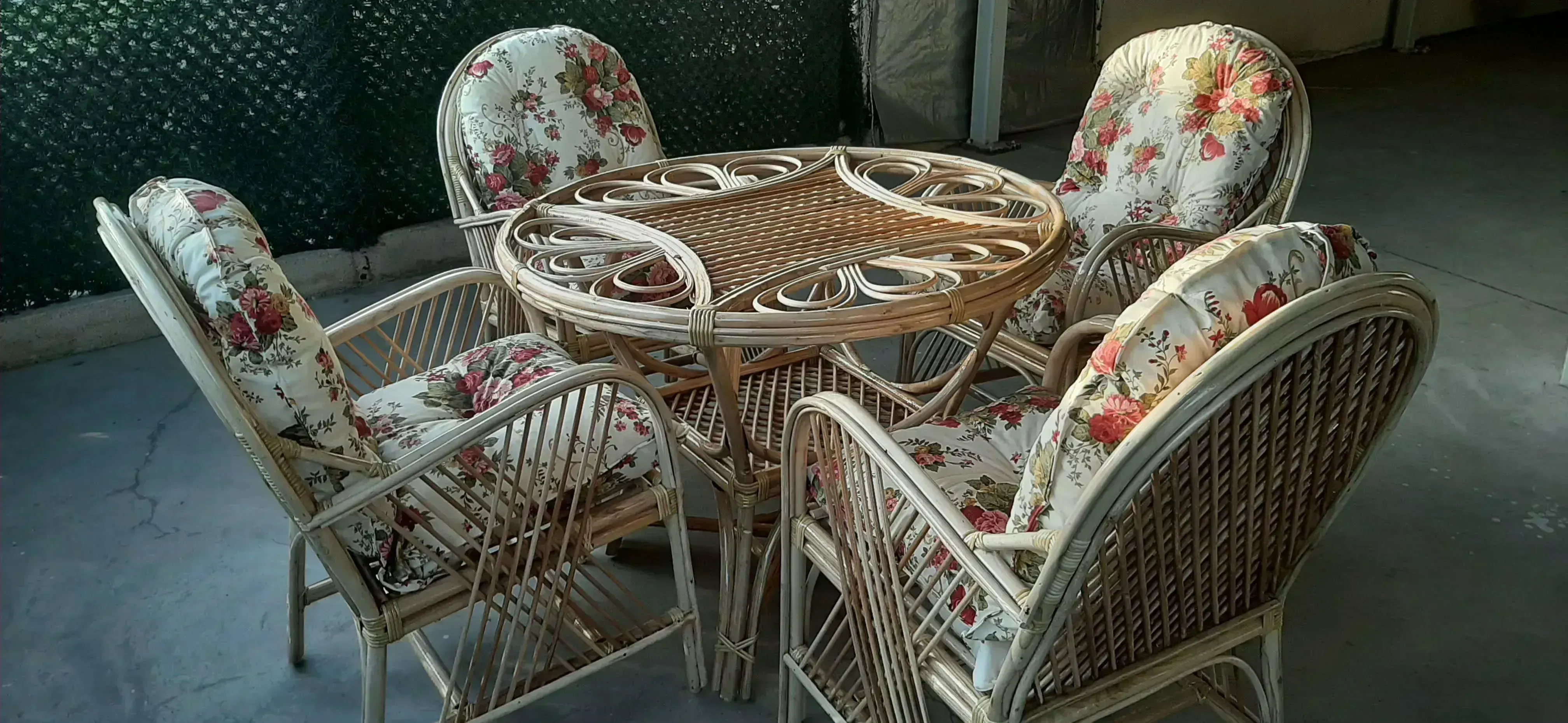 Ankara Bambu Balkon Bahçe Mobilya Monica 4 Kişilik Takım 