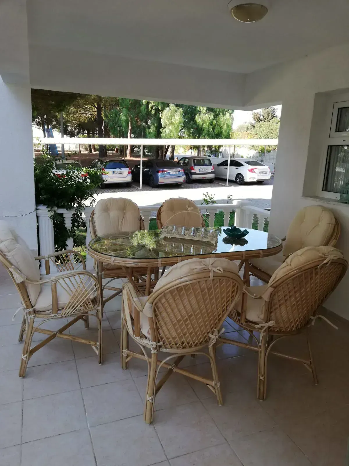 Ankara Bambu Balkon Bahçe Ramona  6 Kişilik Takım 