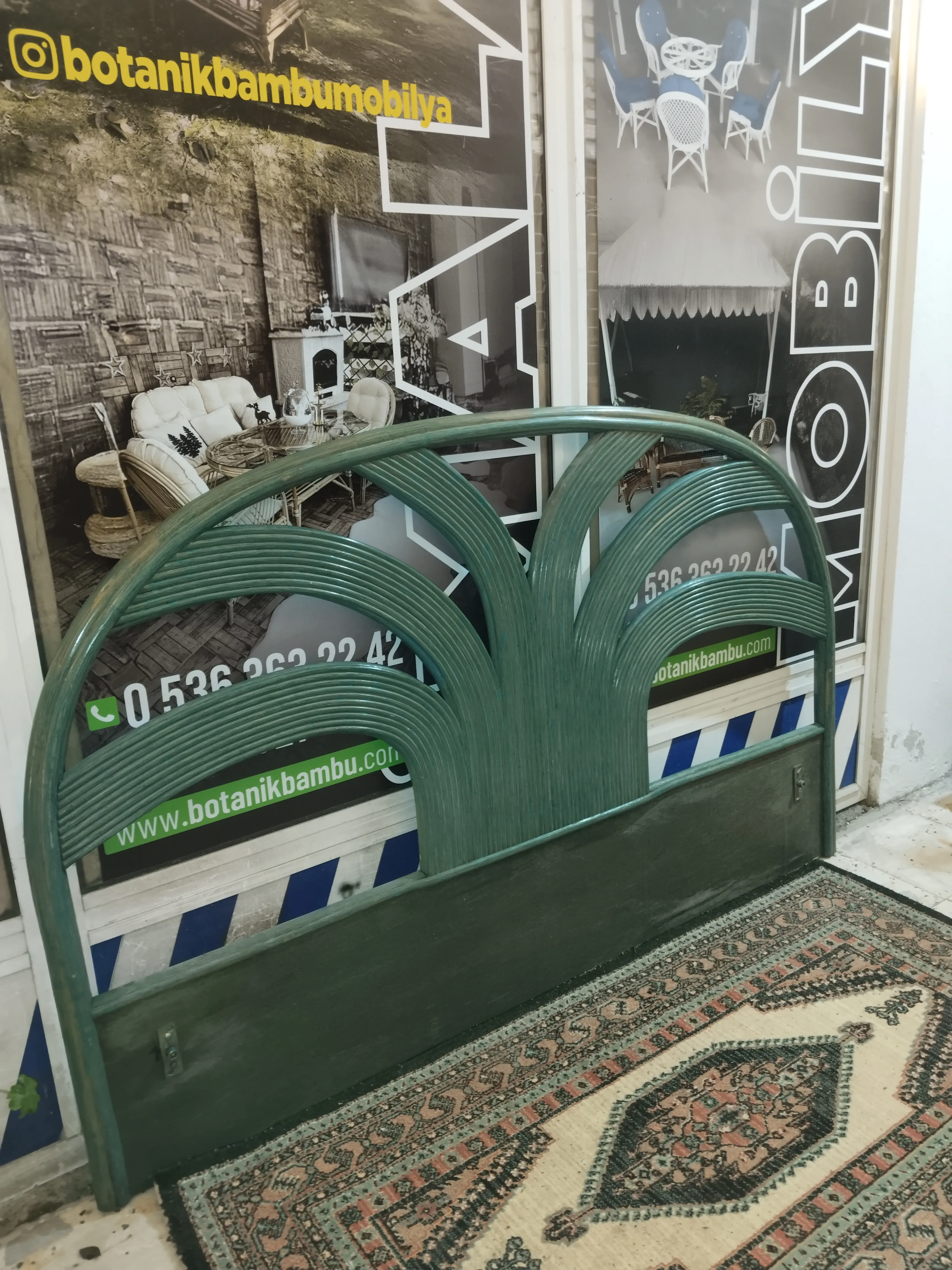 Ankara endonezya'dan ithal orijinal bambu yatak başlığı
