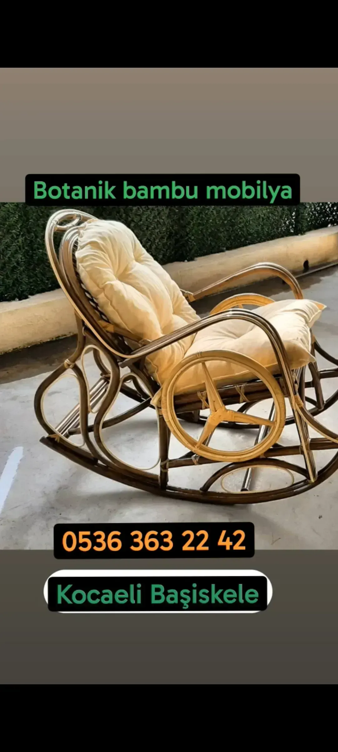 Bambu Mercedes sallanır