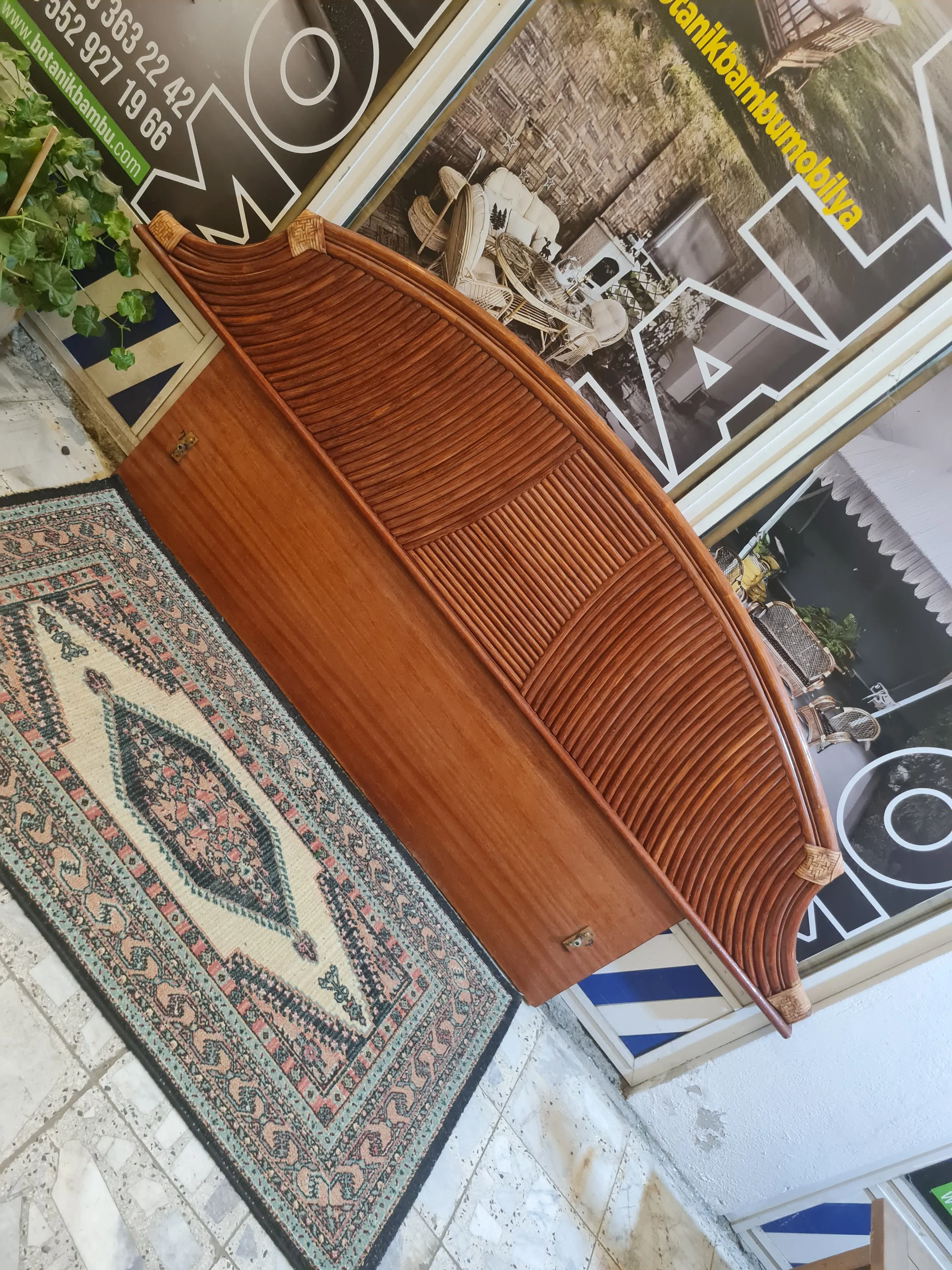 Bursa endonezya'dan ithal orijinal bambu yatak başlıkları