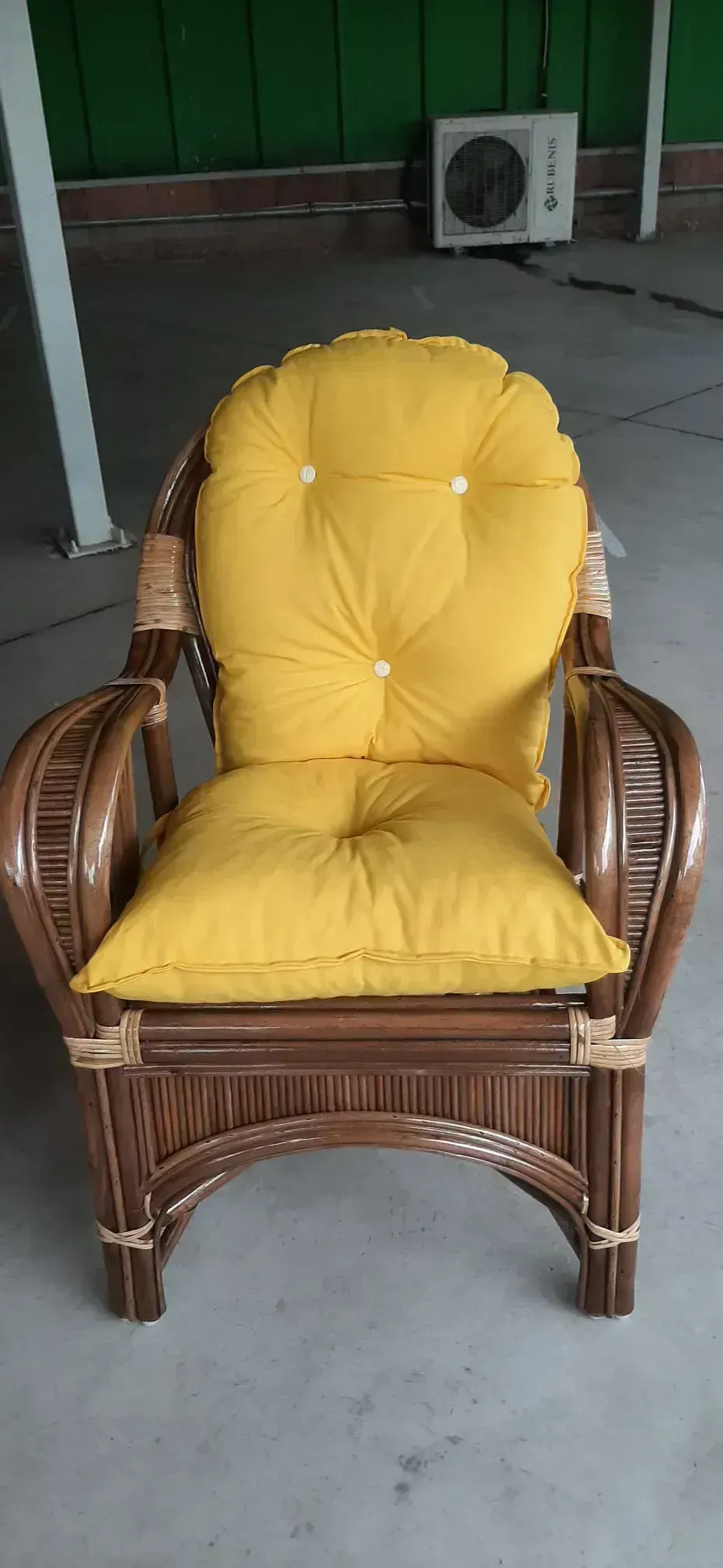 Çanakkale Bambu Balkon Bahçe Sur  Takımı 6 Kişilik